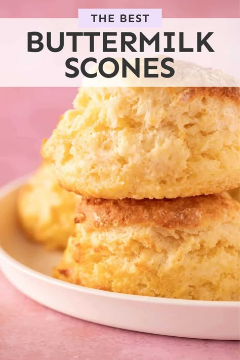 Learn how to make buttery Buttermilk Scones from scratch. This easy recipe will help you master homemade scones that rise up tall and have a soft, fluffy interior and a crisp crust. Recipe from sweetestmenu.com #scones #homemade #recipe Scones With Buttermilk, Scones Buttermilk, Buttermilk Scones Recipe, Buttermilk Scone, Perfect Scones Recipe, Buttermilk Baking, Buttermilk Scone Recipe, Baked Chicken Cordon Bleu, Basic Scones