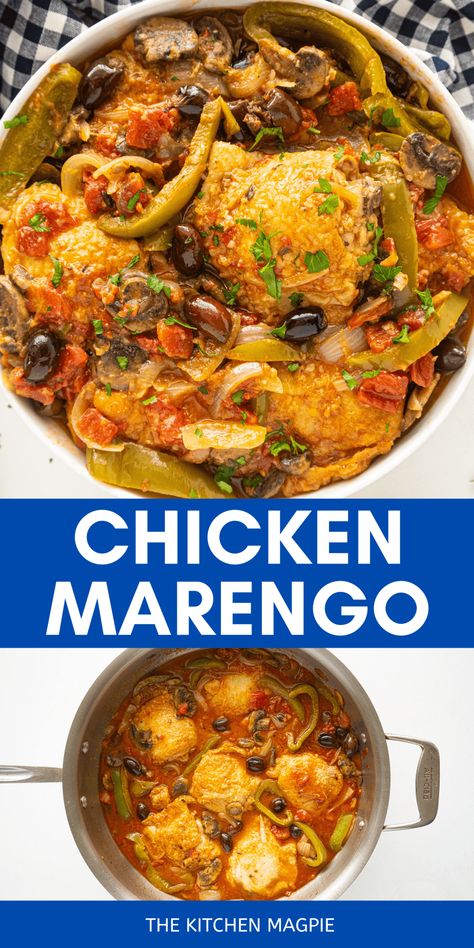 Chicken Marengo, Family Friendly Dinner Recipes, Jerk Chicken Recipe, Great Chicken Recipes, Ready Meals, Chicken Dish, Supper Recipes, Food Home, Chicken Thigh Recipes