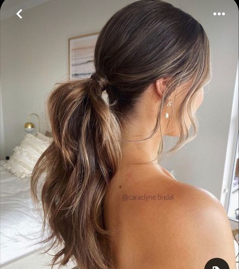 Bridesmaid Ponytail, Wedding Ponytail Hairstyles, Prom Hair Up, Bridal Ponytail, Bridesmaid Hair Ponytail, Wedding Ponytail, Gorgeous Wedding Hairstyles, Bridesmaid Hair Inspo, Bridemaids Hairstyles