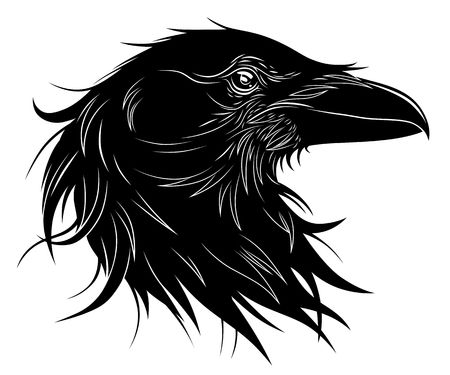 Gamer Logo Design, Raven Vector, Raven Tattoo Ideas, Branding Tattoo, Mystic Animals, Crow Illustration, Raven Head, White Wallpaper Iphone, Crow Images