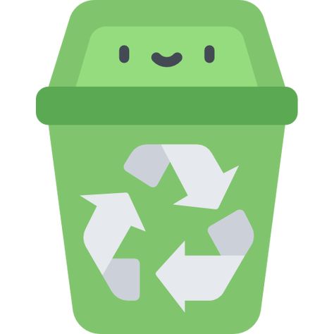 Recycle Bin Drawing, Bin Drawing, Recycle Bin Icon, Recycle Bin, Character Flat, Red Monochrome, Recycling Bins, Icon Font, Ecology