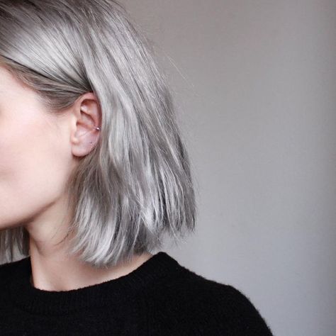 Above Shoulder Hair, Above Shoulder Length Hair, Neck Length Hair, One Length Haircuts, One Length Hair, Shoulder Haircut, Silver Hair Color, Shoulder Hair, Pinterest Hair