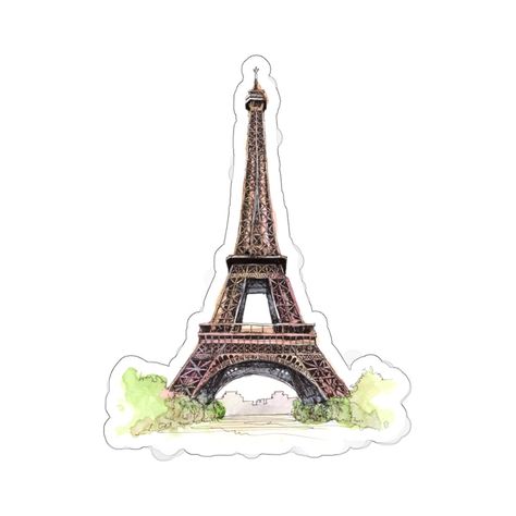 Eiffel Tower sticker French decal Paris France travel souvenir bullet journal bujo planner MacBook phone laptop friend gift for friend mom Paris Stickers Printable, Eiffel Tower Sticker, France Stickers, French Stickers, Paris Stickers, Kaos Streetwear, Sticker Magnets, Disney Xmas, Phone Case Art