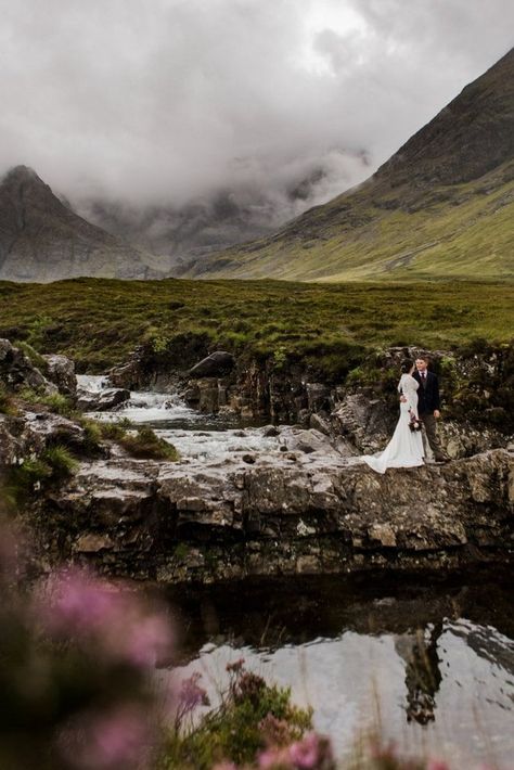 love skye photography fairy glen fairy pools sligachan bridge isle of skye scotland elopement wedding 044 Scotland Wedding Dress, Scottish Wedding Themes, Scotland Nature, Scottish Elopement, Scotland Elopement, Fairy Glen, Isle Of Skye Scotland, Enchanted Fairy, Fairy Pools