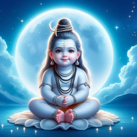 Bal Mahadev, Baby Shiva Images, Mahakal Photo, Baby Shiva, Siva Parvathi Love Images, Siva Parvathi, Mahadev Photo, God Cartoon, Sheet Metal Drawing