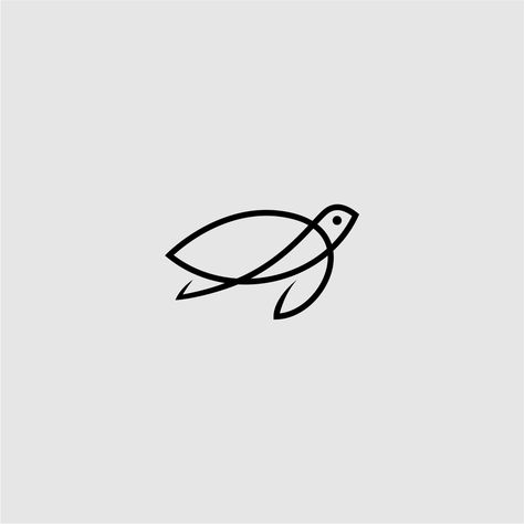 Turtle Logo Design Ideas, Abstract Turtle Tattoo, One Line Turtle, Turtle Shell Tattoo, Minimalist Turtle Tattoo, Turtle Logo Design, Turtle Abstract, Turtle Line Art, Turtle Icon