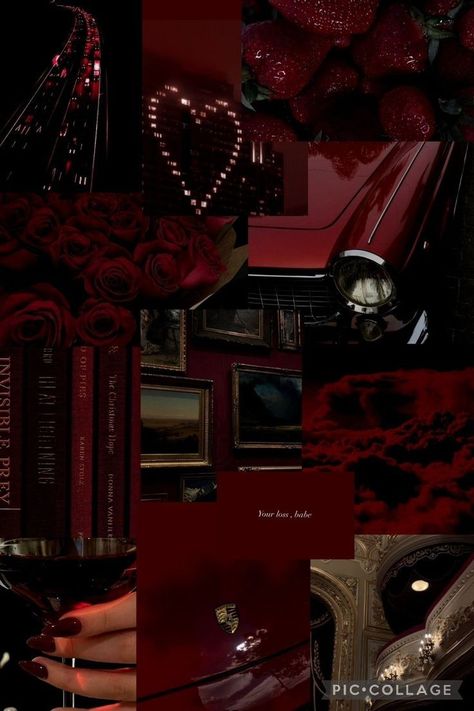 Dark Red Wine Aesthetic, Pretty Wallpapers Collage, Dark Red Wallpaper Collage, Cute Red Background Aesthetic, Wine Red Asthetics Wallpaper, Dark Red Astetic, Dark Colour Aesthetic, Dark Colours Aesthetic, Dark Red Aesthetic Collage