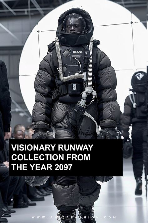 Boldly striding into the year 2097 with an Afro-futuristic twist. This astronaut-inspired runway collection embodies the future of fashion and space exploration. Step into the cosmic catwalk and let your style take flight. Note: not online for sale. 🚀✨ #AfroFuturism #FutureFashion #SpaceFashion #RunwayAesthetic #2097Collection #FullConfidence Space Inspired Fashion, Runway Aesthetic, Space Fashion, Future Of Fashion, Futuristic Fashion, Future Fashion, Runway Collection, Space Exploration, Fashion Runway