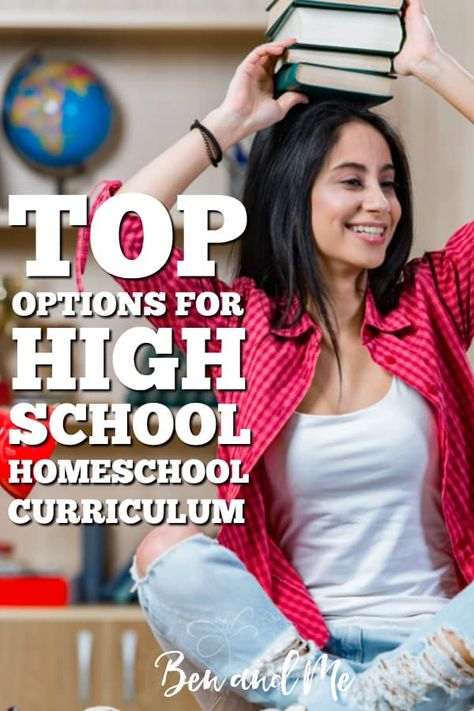 Choosing high school homeschool curriculum can be both a fun and daunting task. We're helping you out with our top options for all 4 years! #homeschool #homeschooling #highschool #homeschoolcurriculum #howtohomeschool #starthomeschooling High School Homeschool, Homeschool Electives, High School Electives, Homeschool High School Curriculum, Christian High School, High School Curriculum, Homeschool Inspiration, How To Start Homeschooling, High School Years