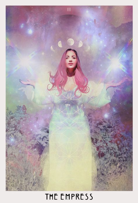 Tarot Spreads For Beginners, Empress Energy, Starchild Tarot, Wild Woman Sisterhood, The Empress Tarot, Types Of Dreams, Soul Cards, Empress Tarot Card, Tarot Design