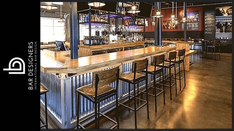 How to Design and Build a Commercial Bar - Top 5 Ideas Restaurant With Bar Interior Design, Bar Layout Design Floor Plans, Bar Designs For Restaurants, Oyster Bar Design, Craft Beer Bar Design, Commercial Bar Design Ideas, Commercial Bar Layout, Commercial Bar Design, Sports Bar Design