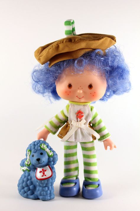 Crepe Suzette, Vintage Strawberry Shortcake Dolls, Strawberry Shortcake Characters, 1980s Toys, Raspberry Tarts, Strawberry Shortcake Doll, Vintage Strawberry Shortcake, Vintage Strawberry, Wild Hair