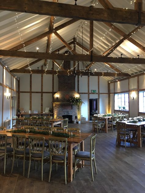 Fairylights at a Wedding at burley manor barn, New Forest, Hampshire Burley New Forest, Venue Lighting, The New Forest, New Forest, Hampshire, Wedding Venue, A Wedding, Dining Table, Forest