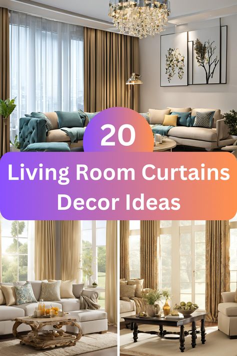 Transform your living room with these curtain decor ideas and expert tips! Add warmth, style, and personality effortlessly. 🏡💫 #CurtainsInspiration #LivingRoomStyle #DecorTrends Curtains Rods Ideas, Navy Blue Curtains Living Room Ideas, Modern Curtain Ideas For Living Room, Curtain Layering, Curtain Decor Ideas, Long Curtains Living Room, Living Room Curtains Ideas, Living Room Curtain Ideas, Curtains Rods