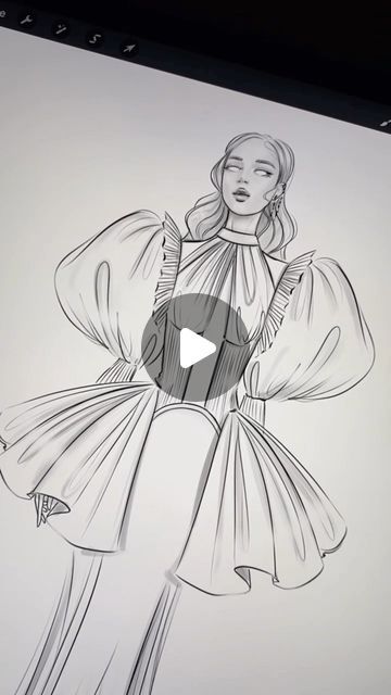 19K likes, 116 comments - oxanagoralczyk May 10, 2023: "Fashion design sketch process on iPad 🖊️ Volume, ruffles & pleats • • • • • #fashiondesign #fashiondesigner #fashionillustration...". Sketch Process, Digital Fashion Illustration, Fashion Design Sketch, Fashion Illustrator, Student Fashion, 2023 Fashion, Design Sketch, Fashion Sketches, Fashion Designers