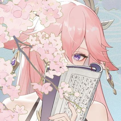 yae miko icon fanart genshin impact Yae Miko, Anime Profile, Cute Profile Pictures, I Icon, Pretty Art, Cute Icons, Pink Hair, Genshin Impact, Aesthetic Anime