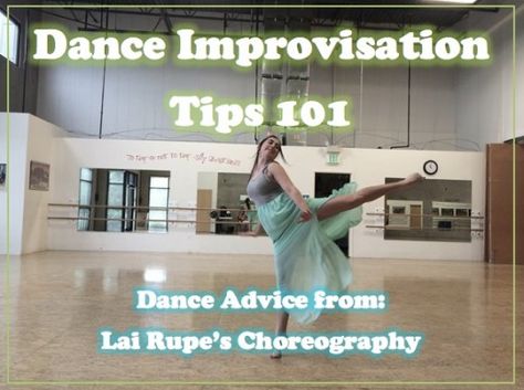 As a dancer, one of the best qualities you can have is the ability to Improv. This is the ability to create choreography right there on the spot, without any preparation. These tips will help you. . . Improv Tips, Improv Dance, How To Dance Better, Dance Curriculum, Dance Improvisation, Dance Terms, Dancing Tips, Teaching Dance, Dancer Problems