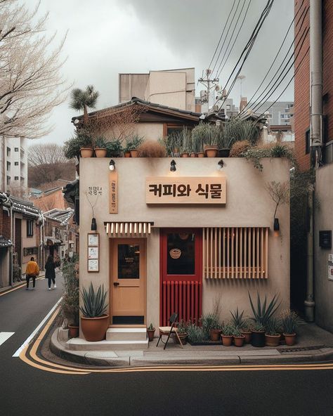 Coffee and plants ☕️🪴 @borzoihandy #borzoidestination • • #voyaged #visualambassadors #artofvisuals #beautifuldestinations… | Instagram Shop Architecture, Coffee House Design, Coffee Shop Concept, Japanese Buildings, Building Aesthetic, Coffee Tree, Archi Design, Cafe Shop Design, Instagram Coffee