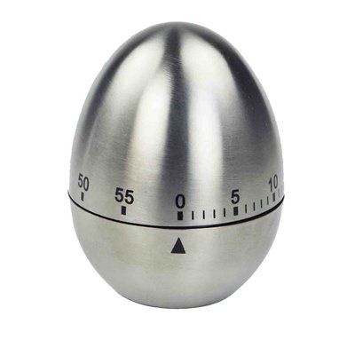 Silver Display, Egg Timer, Kitchen Timer, Kitchen Timers, Home Basics, Kitchen Crafts, Stainless Appliances, Egg Shape, Cooking Tools