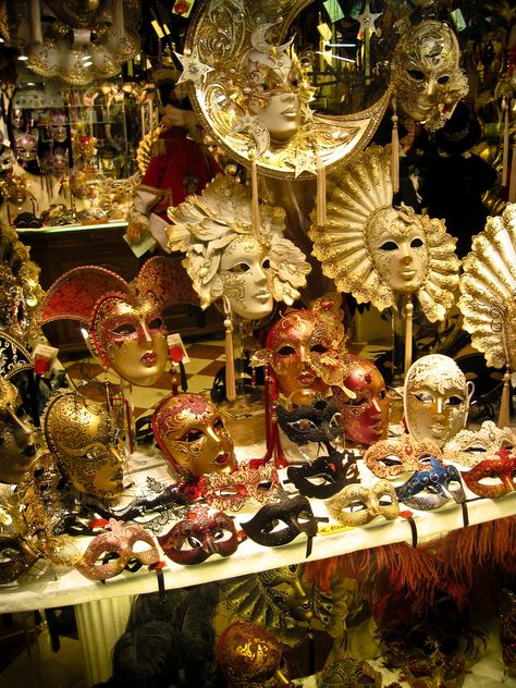 Venetian carnival masks, Venice, Italy by Tyson Williams Photography Masks Venetian, Venice Italy Carnival, Italian Masks Venice, Venice Italy Masquerade, Venice Attractions, Mardi Gras Masks, Venice Festival Mask, Venice Mask Carnival Masquerades, Venice Carnivale