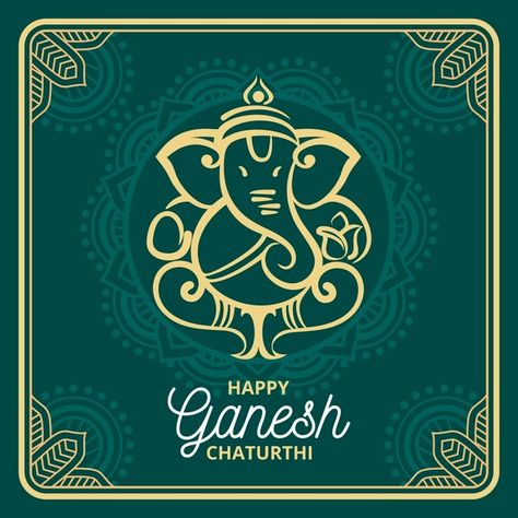 Ganesh Wallpapers, Ganpati Invitation Card, Ganesh Chaturthi Wishes, Ganesh Design, Happy Ganesh Chaturthi Wishes, Mobile Images, Ganesha Rangoli, Morning Pic, Ganesha Drawing