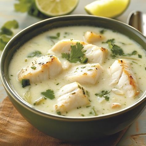 Fish Fillets, Fish Soup, White Fish, Fish Fillet, Coconut Lime, 1 Pound, 15 Minutes, Coconut, Fish