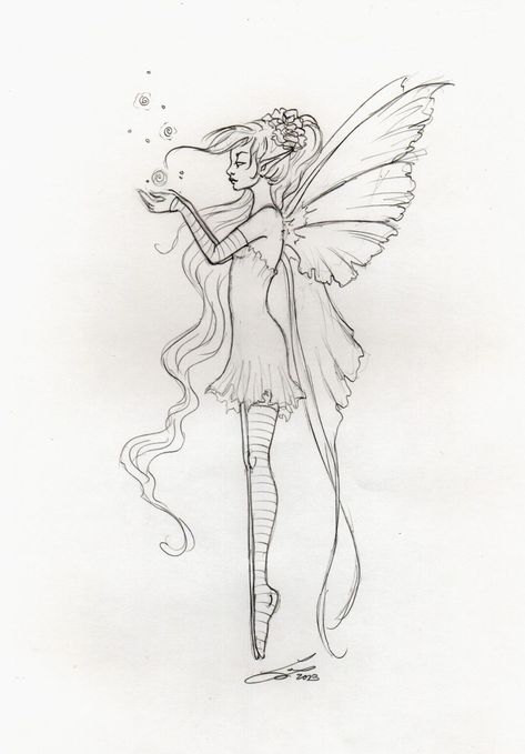 190+ Fairy Tattoos Designs (2023) - TattoosBoyGirl Sketches Fairy, Fae Drawings, Tattoo Ideas Aesthetic, Aesthetic Fairy Grunge, Cactus Tattoos, Tattoo After Care, Tattoos Family, Scorpion Tattoos, Fairy Sketch