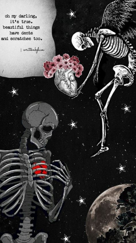 #love #soulmates #darkacademia #skeleton #art #brokenheart #lovecore #heart #heartbroken Lovecore Art, Skeleton Artwork, Skeleton Love, Japanese Pop Art, Skeleton Art, Skull Artwork, Love And Co, Watch Wallpaper, Cool Wallpapers Art