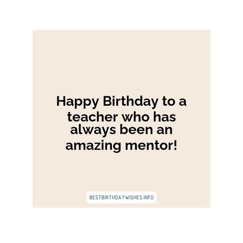 Teachers play an important role in the life of every student. It is important to show teachers how much we appreciate their hard work and dedication. ... | # #BirthdayWishes Check more at https://www.ehindijokes.com/inspirational-quotes-celebrate-teachers-birthday/ Teachers Birthday, Teacher Birthday, Hard Work And Dedication, Birthday Pictures, Hard Work, Happy Day, Birthday Wishes, Happy Birthday, Inspirational Quotes