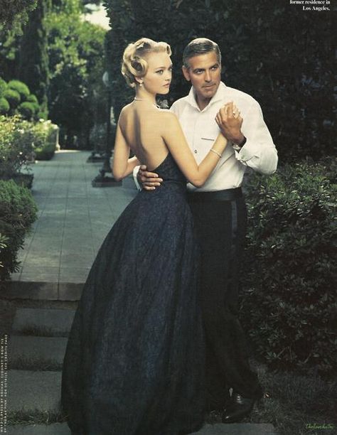 Gemma and George Clooney by Norman Jean Roy, 2006 Dance Photo Poses, Tie Pictures, Norman Jean Roy, Gemma Ward, Dance Photo, Shall We Dance, Lucky Ladies, Black Tie Affair, Romantic Things