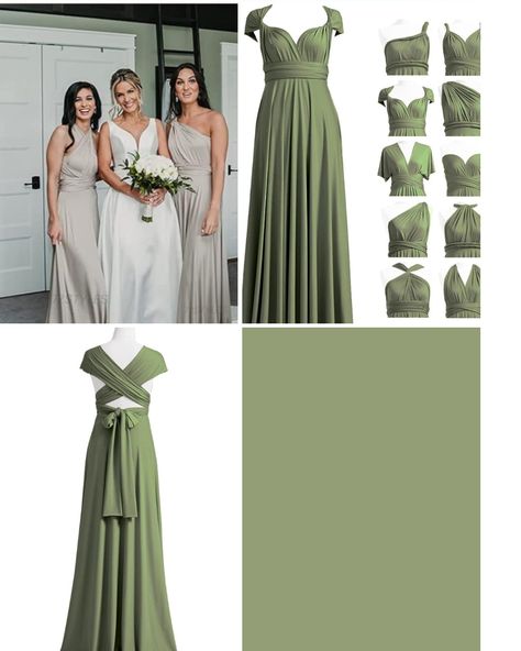 Infinity Dress with Bandeau, Convertible Bridesmaid Dress, Long, Plus Size, Multi-Way Dress, Twist Wrap Dress 72 Different Styles! Infinity Dress Ways To Wear Plus Size, Sage Infinity Dress Bridesmaid, Tulle Infinity Dress, Sage Multiway Bridesmaid Dresses, Bridesmaid Wrap Dress Convertible, Green Infinity Dress, Infinity Dress Plus Size, Infinity Dress Tutorial, Infinity Dress Pregnant Style