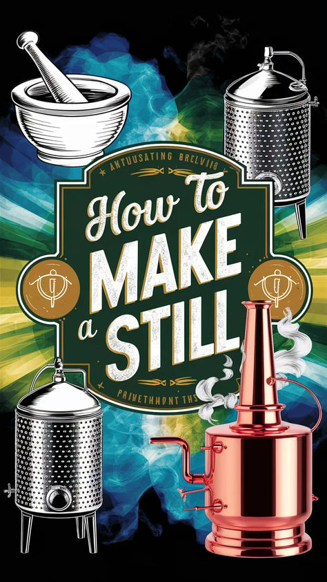 Imagine being able to craft your own unique, delicious spirits right at home. With a homemade moonshine still, you can create your own signature blends, impress your friends, and even save some money in the process.  In this comprehensive guide on how to make a still, we will walk you through the exciting world of distilling, from understanding the basics to building and operating your own moonshine still. Diy Still How To Make, Diy Moonshine Still, Homemade Still, Moonshine Still Plans, Reflux Still, Homemade Moonshine, Home Distilling, Distilling Alcohol, How To Make Moonshine