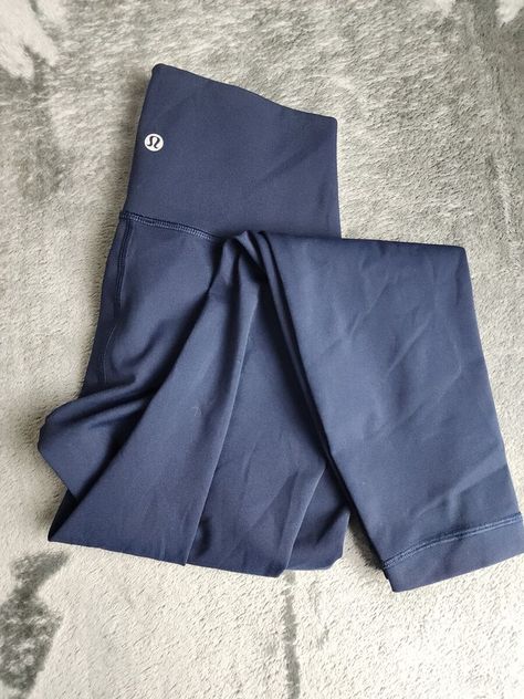 I just added a new item to eBay, Lululemon Align Dark Blue High Waisted Ankle Gym Leggings Women's Size 26" Waist! #eBay #eBaySeller Dark Blue Leggings, Lululemon Align, Blue Leggings, Gym Leggings, Lululemon Leggings, Outfits With Leggings, Travel Outfit, Women's Leggings, Dark Blue