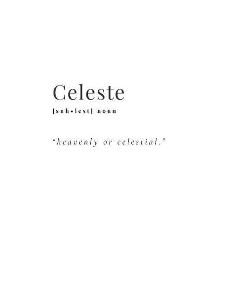 Serenity Meaning Aesthetic, Celeste Name Meaning, Names That Mean Star, Name Meaning Star, Classy Names, Celestial Names, Star Names, Names Starting With S, It Quotes