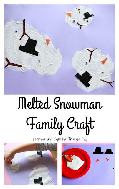 Winter Crafts For Toddlers, Snow Crafts, Winter Crafts Preschool, Melted Snowman, December Crafts, Baby Art Projects, Preschool Christmas Crafts, Winter Activities For Kids, Daycare Activities