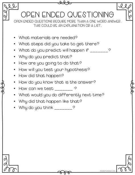 Open ended questioning is crucial to spur on learning when doing science experiments! Check out the other tips this teacher shared for engaging her kindergarten and first grade students with science experiments. Inquiry Learning, Science Questions, Open Ended Questions, Higher Order Thinking, 5th Grade Science, About Science, Inquiry Based Learning, Science Articles, Math Questions