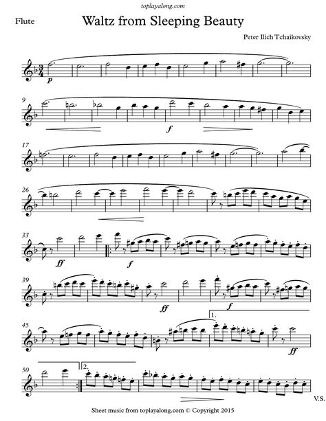 Tchaikovsky Sheet Music, Pretty Flute Sheet Music, Flute Sheet Music Popular Songs, Flute Sheet Music Disney, Flute Music Sheet, Free Flute Sheet Music, Sheet Music Flute, Oboe Music, Flute Notes