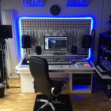 151 Home Recording Studio Setup Ideas | Infamous Musician Home Recording Studio Setup Ideas, Home Studio Design, Home Recording Studio Setup, Recording Studio Setup, Home Studio Ideas, Music Recording Studio, Computer Gaming Room, Recording Studio Design, Recording Studio Home