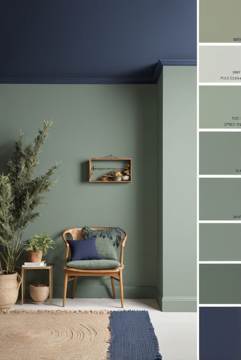 In this article, discover the top secret to achieve success with a few simple yet powerful strategies. Exciting insights await! #ad     #Colortrend #wallpaint2024  #color2024  #DIYpainting  ##DIYhomedecor  #Fixhome Colors With Navy Blue, Navy Blue And Sage Green, Green Living Room Color Scheme, Sage Living Room, Blue And Green Living Room, Sage Green Living Room, Blue And Sage Green, Navy Living Rooms, Color Palette Living Room