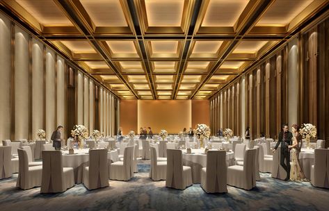 Banquet Wall Designs, Ballroom Wall Design, Ballroom Interior Design Modern, Banquet Hall Seating, Modern Banquet Hall Design Interiors, Hotel Ballroom Design, Banquet Hall Wall Design, Banquet Hall Design Interiors Luxury, Banquet Hall Ceiling Design