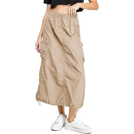 Amazon.com Shopping Cart Amazon Closet, Long Cargo Skirt, Maxi Skirt With Pockets, Cargo Skirt, Skirt With Pockets, Skirts With Pockets, Shopping Cart, Harajuku, Maxi Skirt