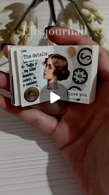 Elis Journal on Instagram: "•17.03.2024 | ASMR mini journal with me 💛

#minijournal #miniscrapbook #journalasmr #scrapbooking #elisjournall #journal #journaling #scrapbooking #journalspread #bujo #journalwithme #vintagejournal" Journal With Me, Mini Journal, Journaling Scrapbooking, Mini Scrapbook, Vintage Journal, March 16, Scrapbooking, Love You, On Instagram