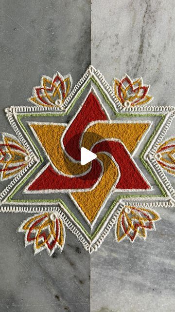 Festive Rangoli Designs, Simple Daily Rangoli Designs, Rangoli Designs Simple Diwali, Dots Rangoli, Easy Rangoli Designs Diwali, Rangoli Side Designs, Rangoli Colours, Best Blouse Designs, Indian Rangoli