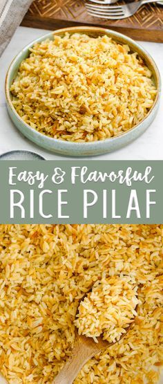 Easy rice pilaf makes the perfect side dish for any meal Easy Rice Pilaf, Rice Pilaf Recipe, Pilaf Recipe, Rice Side Dish Recipes, Pilaf Recipes, Easy Rice, Rice Side, Rice Side Dishes, Rice Pilaf