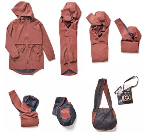 For women the Switchform Lite Parka becomes a roomy tote. Transformable Clothing, Multipurpose Clothing, Pola Jaket, Convertible Jacket, Convertible Clothing, Functional Clothing, Functional Fashion, Tech Fashion, Sport Wear