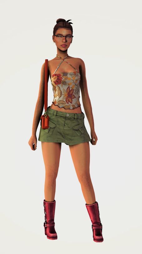 .˚✧ ironicpixls ✧˚. Sims 4 Tank Top Accessory, Sims Cc Tank Top, Ts4 Tank Top, Ts4 Cc Tank Top, Tank Tops Sims 4 Cc, Sims 4 Cc Cargo Skirt, Sims 4 Cargo Skirt, Sims Summer Clothes, Sims 4 Mods Outfits