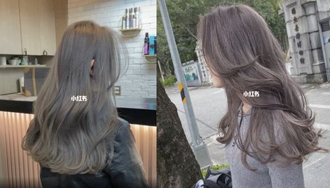 “Milk tea grey” hair is trending hard – here’s how you can find a shade that’s just right for you – Daily Vanity Singapore Milk Tea Gray Hair, Milk Tea Grey Hair, Grey With Brown Undertones, Trending Hair Colour, Hair Colour Inspiration, Gray Balayage, Conditioning Hair Mask, Trending Hair, Deep Conditioning Hair