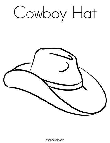 Cowboy Hat Coloring Page - Twisty Noodle Hat Coloring Page, Cowboy Boot Tattoo, Cowboy Embroidery, Frozen Coloring Pages, People Coloring Pages, Twisty Noodle, Mickey Mouse Coloring Pages, Clip Art Free, Abc Coloring Pages