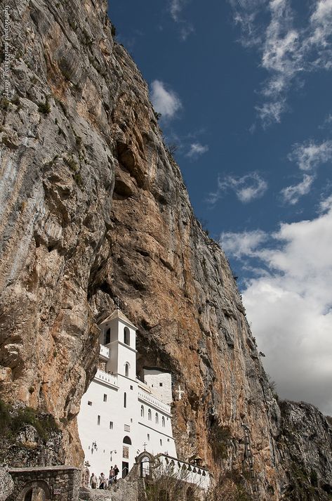 Ostrog Monastery, Montenegro Ostrog Monastery, Aman Sveti Stefan, Montenegro Beach, Sveti Stefan, Montenegro Travel, Beautiful Mountains, Unique Things, Dubrovnik, Travel Inspo