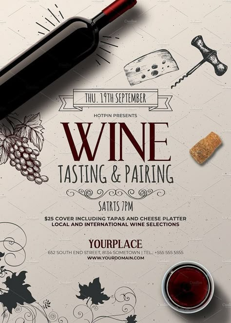 Wine Event Poster, Wine Poster Design, Wine Advertising, Poster Design Ideas, Wine Tasting Events, Wine Event, Wine Tasting Party, Wine Poster, Event Poster Design